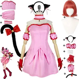 Cosplay Anime Tokyo Mew Momomiya Ichigo Cosplay Kostüm Perücke Erwachsene Kind Sexy Frau Rosa Katze Uniform Owen Karneval Party Anzug