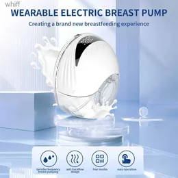 Breastpumps Wearable Breast Pump 210ML Large Capacity Hands Free Electric Portable Breast Pump BPA-free with LED Display 4 Modes 12 LevelsL231119