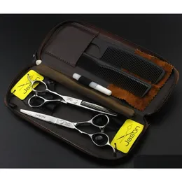 Hair Scissors 55Quot 60Quot Jason Left Hand Cutting Thinning Shears Professional Hairdressing Kit Jp440C Lefthanded Bar8417445 Drop Dhozz