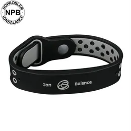 benefici per la salute equilibrio ionico terapia di potenza girocollo sportivo in silicone braccialetto con tormalina germanio braccialetto288z