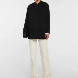 Kadın Ceketleri Sonbahar ve Kış Amerikalı Minimalist Dalış Takımı Kumaş Kumflar Kesilmiş Ceket Kadınlar