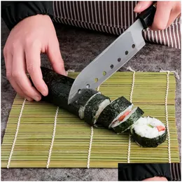Sushi Ferramentas Quick Maker Rolo Arroz Molde Vegetal Carne Rolling Gadgets DIY Dispositivo Fazendo Hine Cozinha Ware Drop Delivery Home Garde Dh56M