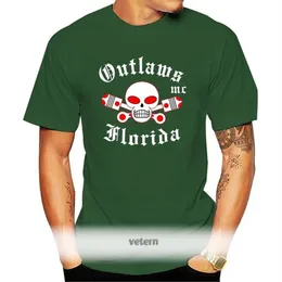 Erkek Tişörtler Erkekler Tişörtünü Destekleyin Yerel Outlaws Florida Mc SH Kadın Tshirt227b