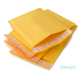 Atacado amarelo bolha mailers sacos de ouro kraft papel envelope saco à prova novo saco expresso sacos de transporte de embalagem