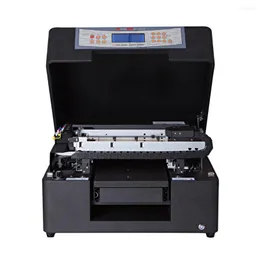 Piccola stampante UV flatbed di dimensioni A4 di produzione professionale per la stampa di materiali rigidi