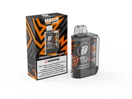 Crystal Vape Zooy Mega 12k E-Zigarette, Einweg-Vape-Puff, 12.000 Pods, Einwegartikel, Randm, Tornado-Vaper, auswechselbar, 650-mAh-Akku, vorgefüllte Karren, 2 % 3 % 5 % E-Zigaretten