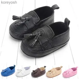 First Walkers 2023 Autumn Baby Loiders Boy Leather Leather Shoes Fringe Fringe Newborn Infant First Walkers Baby Baby Sneakers Toddler Boy Girl Shoesl231016