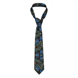 Papillon Pavoni Cravatta da uomo in seta poliestere 8 cm Cravatta classica floreale tropicale esotica per accessori per camicie Gravatas Business