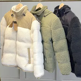 Jaquetas masculinas inverno jaqueta de lã puffer sherpa mulheres faux shearling outerwear casacos feminino camurça casaco de pele homens quente espessado cordeiro sopro