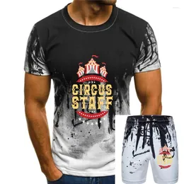 Men's Tracksuits Circus Staff Carnival Birthday Party Black Navy T-Shirt S-3Xl Plus Size Clothing Tee Shirt