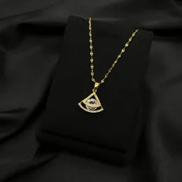 펜던트 목걸이 Mandi Double-Layer Quarter Load-Round Gold-Plated Necklace Luxury Women Jewelry Gift 18K 비 핀딩 쇄골 체인