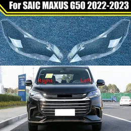 CAR 헤드 라이트 마스크 쉘 헤드 램프 램프 커버 헤드 라이트 램프 캡을위한 SAIC MAXUS G50 2022-2023 램프 커버 하우징 케이스