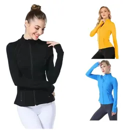 Спортивная тренировка йога йога Womendefine pat fiess Jacket Sport Sport Dry Dry Activewear Top Solid Zip Up Shipwar Sportwear Hot Sell S Wear