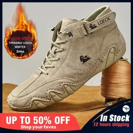 Kleding Schoenen Mannen Sneakers In Casual Schoenen Mannelijke Hoge Top Sneakers Winter Warm Designer Mode Loafers Lace Up Schoenen Mannen enkellaarsjes 231016