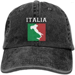 Ball Caps Italia Italy Italian Flag Cap Adjustable Cowboys Hats Baseball For Men & Women Cotton Snapback Sun Hat Outdoor