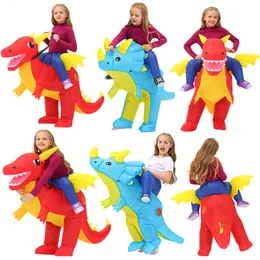 Cosplay Kids Ierable Dinosaur Costumes Anime Halloween Cosplay Costume Pterodactyl Triceratops Disfraz Purim Suit Birthday Presents