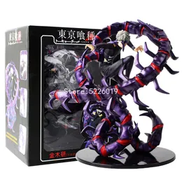 Finger Toys 28cm Anime Tokyo Ghoul Figure Kaneki Ken Figure Generation of Dark Jin Muyan Figurine Pvc Action Figure Colletible Model Toy