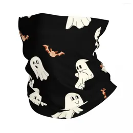 Scarves Halloween Spooky Ghost Boo Bat Bandana Neck Cover Printed Balaclavas Wrap Scarf Outdoor Headwear Running Unisex Adult Winter