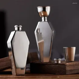 Hip Flasks Quality Wine Whisky Pot Bottle Drinker Alcohol Portable Drinkware Stainless Steel Outdoor White