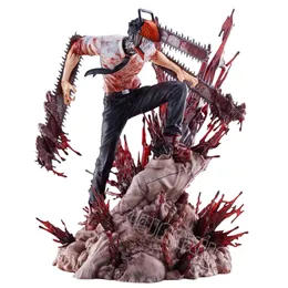 Finger Toys 29 cm ŁAZESAW MAN DENJI Anime Figura Denji/Power Action Rysunek 1560 ŁADNI MAN DENJI FIGURINE DORODZICY MODEL MODEL DLOBY