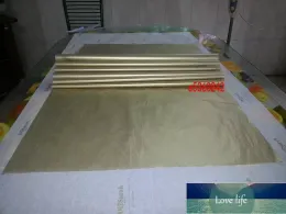 100sheets/Lot 50x66cm All-Match Gold och Silvery Tissue Wrapping Paper Present Papper Vinväska Skor Förpackning Förpackningsskydd Material