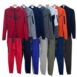 Mens Tech Polar Trachsuits Moda Tasarımcı Sportswear Mektuplar Erkek Kadın Hiphop Hoodies Sportsuit Günlük Parça Takım Takım Kapüşonlu 311o