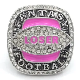 Anillo de trofeo del campeonato de perdedores de Fantasy Football Premio al último lugar para la liga TAMAÑO 9 11 13291K