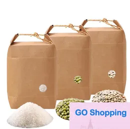 300pcs Classic rice paper packaging/Tea packaging cardboard paper bag/weddings kraft paper bag Food Storage