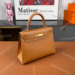 Tote Bag Epsom Leather Full Handmade Handwork Private Customization Designer Handbag Hand Made Import From France 19.5cm 25cm 28cm VIP