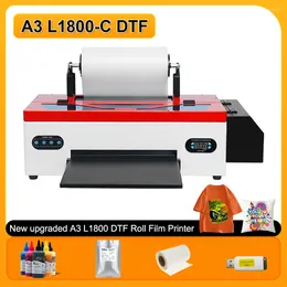 Printer Impresora A3 L1800 Transfer For Fabric Clothes With Roll Feeder T-shirt Printing Machine