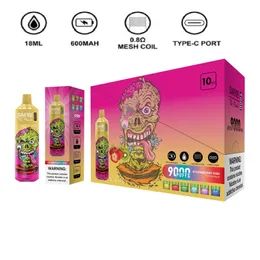 OEM/ODM Partihandel Electronic Cigarette 8000 9000 Disponible Vape Private Label Vapes Vapor Custom Vaporizer Pen 9000 Puff