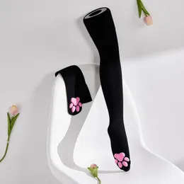 Socken Strumpfwaren Gothic Lolita Oberschenkel Hohe Socken Frauen Harajuku Strümpfe Weibliche Dessous 3D Katze Klaue Lange Socken Sexy Kompressionsstrümpfe Herbst 231016