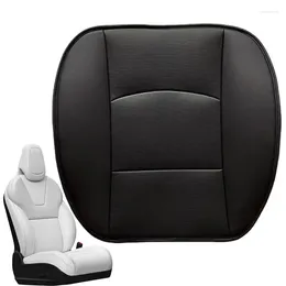 Car Seat Covers PU Leather Driver Cushion Auto Memory Foam Breathable Wedge Pad With Small Pocket For Truck Cars