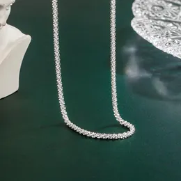 Ожерелья с подвесками POPACC, роскошные дизайнерские ювелирные изделия, простая блестящая звездная цепочка на ключицу для женщин, цветочные свадебные украшения