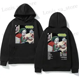 Мужские толстовки с капюшоном Mf Doom Hoodie Мужчины Женщины Повседневная унисекс Уличная одежда Модные толстовки 2023 Новая осенне-зимняя одежда Пуловеры с капюшоном с длинными рукавами T231016