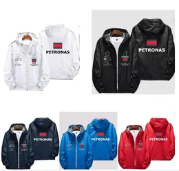 Autumn and Winter F1 Racing Jacket Team Plus Fleece Hoodie
