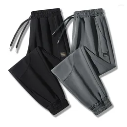 Men's Pants Large Cotton 2023 Spring And Autumn Sports Leisure Port Fashion Long Strap Guard