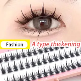 Falsche Wimpern Yelix Anime Lashes Y2K Natural Manga Spiky Fake Wispy Cat Eye Cluster Makeup Cosplay 231017