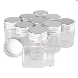 24pcs 15ml Size 30*40mm Transparent Glass Perfume Spice Bottles Tiny Jars Vials With Silver Screw Cap DIY Craftgood qty Xlbxl