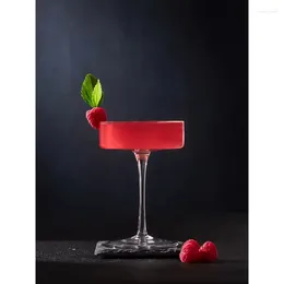 Weingläser, 145 ml, klares Martini-Glas, Cocktailbecher im japanischen Stil, klassischer Bar-Kristall, flacher Boden, Margaret Goblet Drop