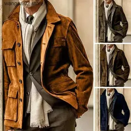 Erkek Ceketler Düz Renk Kişiselleştirilmiş Cowhide Cashmere Casual Deri Ceket Erkekler 2023 Moda Kişiselleştirilmiş Giyim Ceket Erkek Giyim T231017 T231017