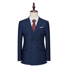 Mens Slim Fit Blazer: Office, Wedding, and Casual Double-Breasted