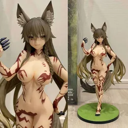 Fingle Toys 32 cm japońska dziewczyna anime figury Daiki Kingdom Series Furry Girl Ver. PCV Action Figurine Adult Phours Model Zabawki zbiórki