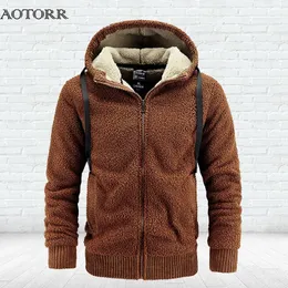 Mens Hoodies Sweatshirts Moda Yastıklı Kapüşonlu Ceket Sonbahar Kış Katı Yumuşak Kuzu Palto Palto Rüzgar Geçirmez Dış Giyim 231016