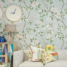 壁紙Papel de Pare Big Flollal 3D Wall Papers Home Decor Decor Decor壁画の花の壁紙ロールリビングルームベッドルーム装飾Papier Peint