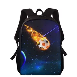 Детский рюкзак с разноцветным мячом, рюкзак для начальной школы, школьный сезонный рюкзак, баскетбольный футбольный огонь, 15 дюймов 230915