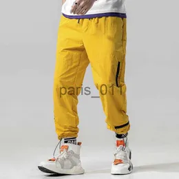 Men's Pants Men Spring New Pants Fashion Track Pants Solid Color Casual Trousers Male Streetwear Trend Wild Hip Hop Loose Joggers Sweatpants x1017