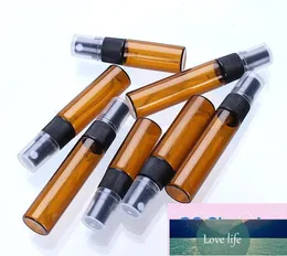 Amber Glass Spray Bottle With Cosmetic Skin Care Atomizer för Eliquid Spray Refillable Bottle Travel Size Container