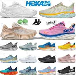 Hoka One Bondi 8 Обувь Женская Мужская Hokas Free People Беговые кроссовки Clifton 8 9 Спортивные кроссовки Triple White Black Challenger 7 Shifting Sand On Cloud Cyclamen Sweet Lilac КроссовкиFGVN