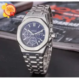 Uhr mit Uhrwerk für Herren, AP, alle Zifferblätter, voll funktionsfähig, Automatik, Datum, luxuriös, modisch, Stahlband, Quarzwerk, Uhr, Gold, Silber, Freizeit-Armbanduhr 78ZX